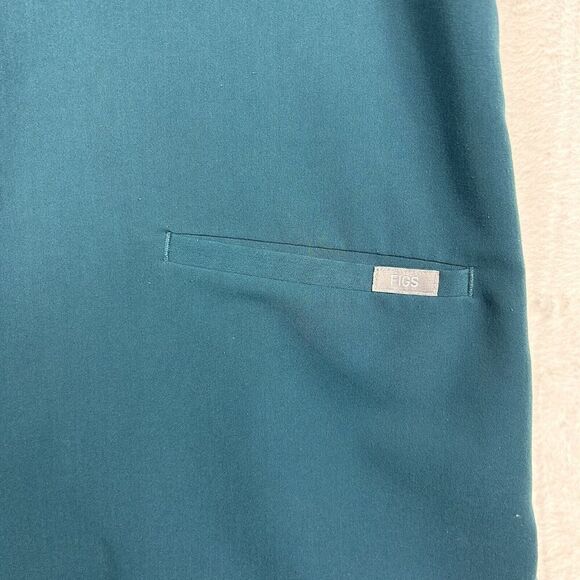 Figs Casma Scrub Top Women’s Small Technical Collection V Neck Green - Picture 2 of 7